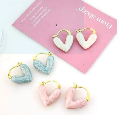 Korean Jewellery Trendy Aesthetic Earings For Girls